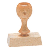 40 mm 8 lines wooden stamp