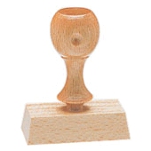 50 mm 2 lines wooden stamp